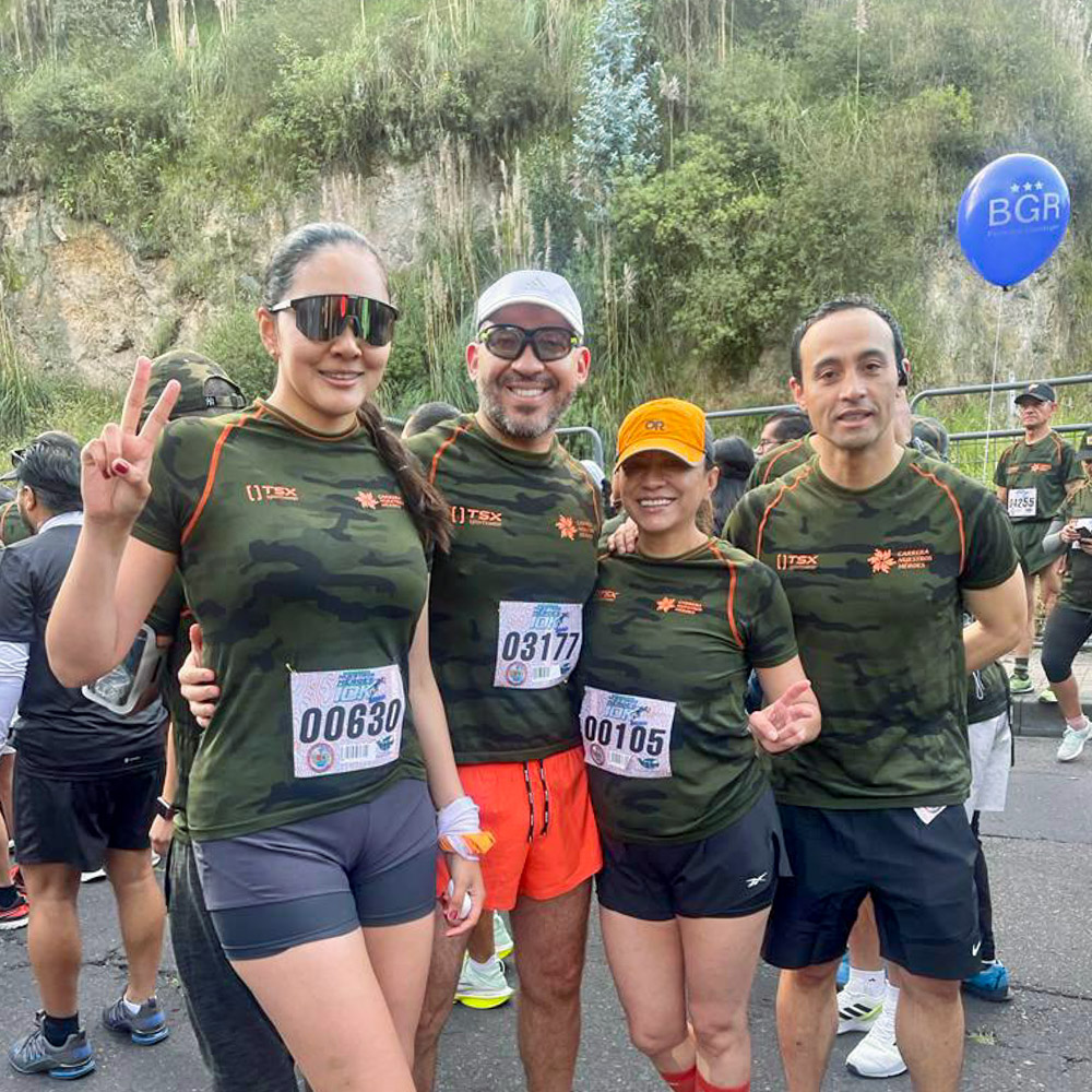 Jorge Luis Ortega compitió en la carrera 'Nuestros Héroes'