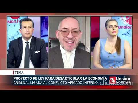 Entrevista UNSION TV - Proyecto de Ley Orgánica para desarticular a la economía criminal vinculada al conflicto armado interno