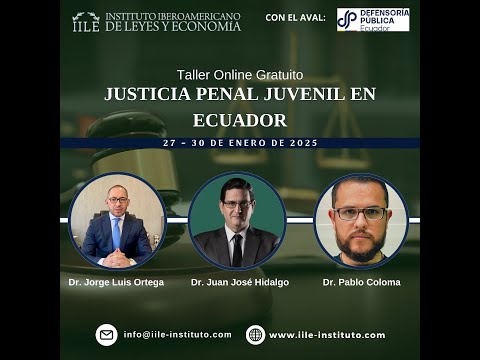 Taller Sistema Penal Juvenil en Ecuador